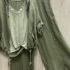 Casual Zipper Hooded Coat And Pants Set