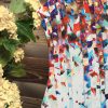 Tie-dye Print V-neck Casual Blouse - Image 5