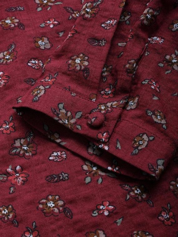 Casual Long Sleeve Floral Printed Blouse - Image 6