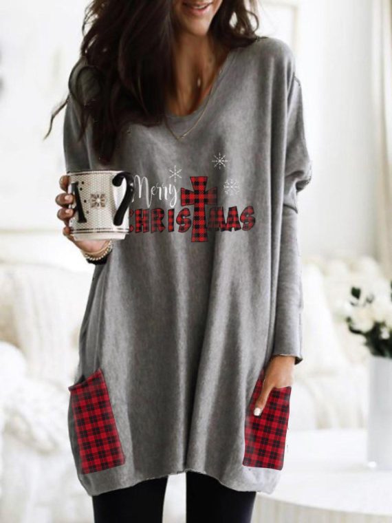 Casual Graphic Tops V-neck Long Sleeve Character Printed Sweatshirts - Image 2