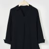 Solid Casual V-neck Margarita Long Sleeve Shirt - Image 8
