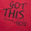 Crew Neck Long Sleeve Cotton Letter Print Sweatshirt - Image 2