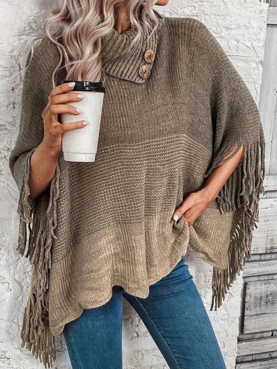 Wool/Knitting Others Casual Ombre Sweater