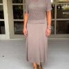 Casual Suspender Dress And Hollow Blouse Two-Piece Suit - Image 2