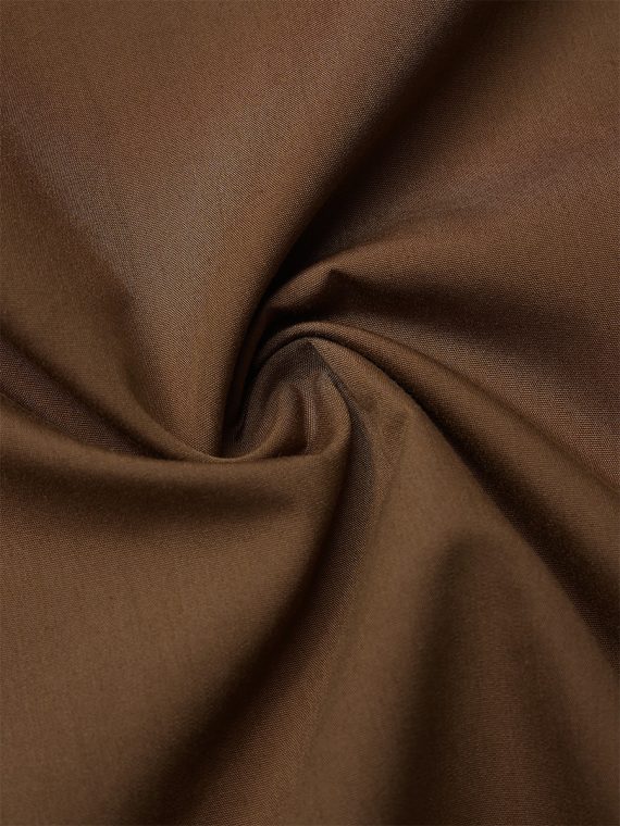 Coffee Casual Loose Plain V Neck Shirt - Image 3