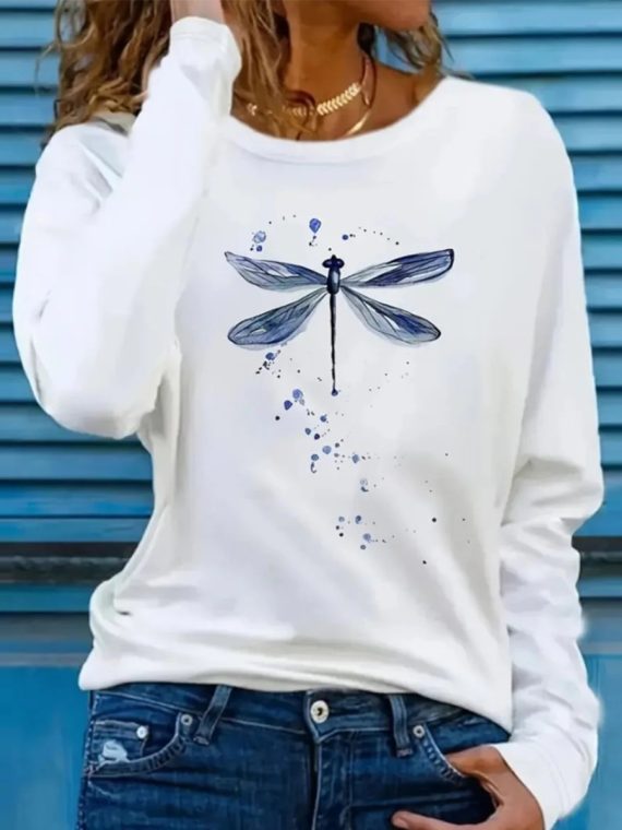 Comfy Round Neck Long Sleeve Top