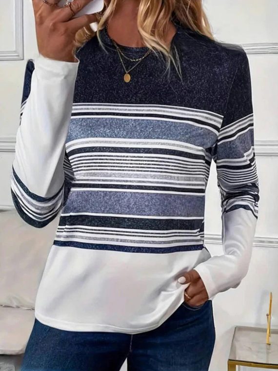 Color Block Striped T-Shirt