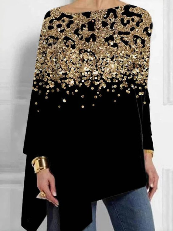 Elegant Irregular Blouse