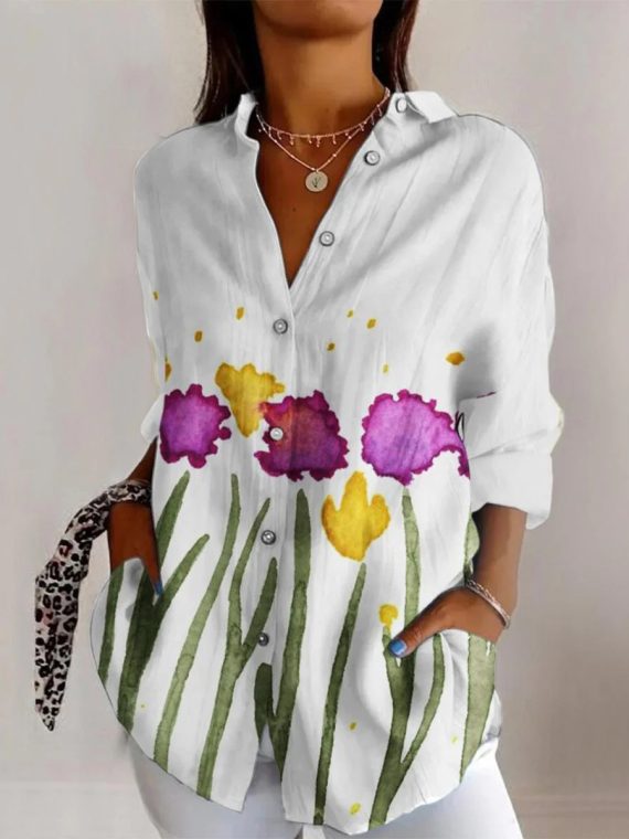 Basic White Long Sleeve Top