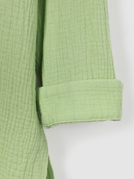 Solid Casual V-neck Margarita Long Sleeve Shirt - Image 7